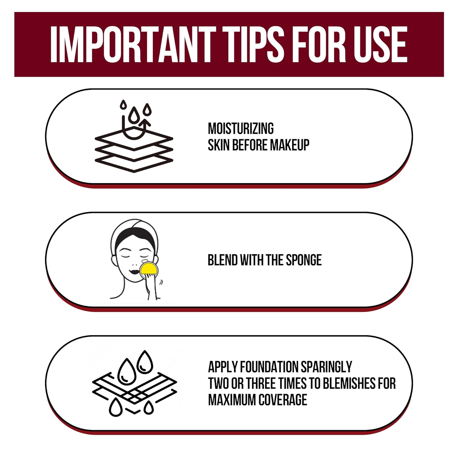 FV Foundation Tube China Red Original Waterproof with Medium Coverage, Oil-free & Long Lasting, Lightweight, Matte Foundation for Oily/Normal Skin, Sweat-resistant Liquid Makeup Foundation for Face, 30g, Natural Beige Billux Bazaar