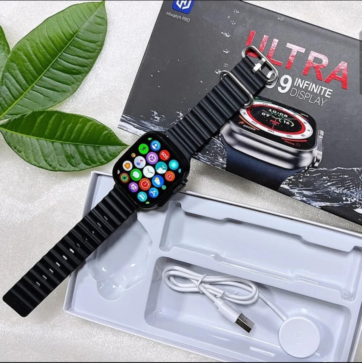 Smart Watch with 7 Straps β Bluetooth Calling, Fitness Tracking & 2.09β HD Display Billux Bazaar