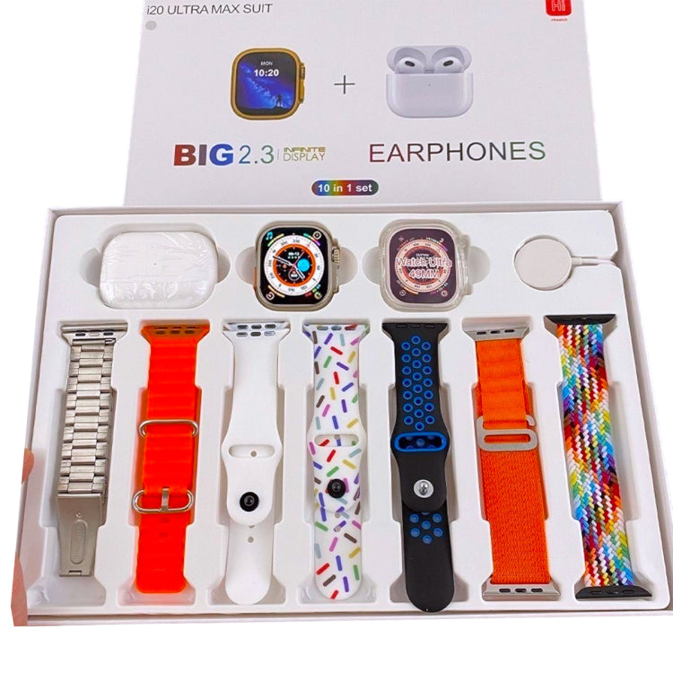 Smart Watch with 7 Straps β Bluetooth Calling, Fitness Tracking & 2.09β HD Display Billux Bazaar