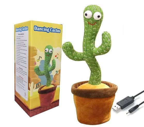 Dancing & Singing Cactus Toy – Hilarious Interactive Plush for Kids & Babies Billux Bazaar